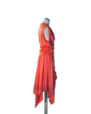 Vintage fabric Multi- position dress